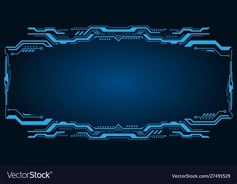 Futuristic Computer Panel Vector Image 的图像结果