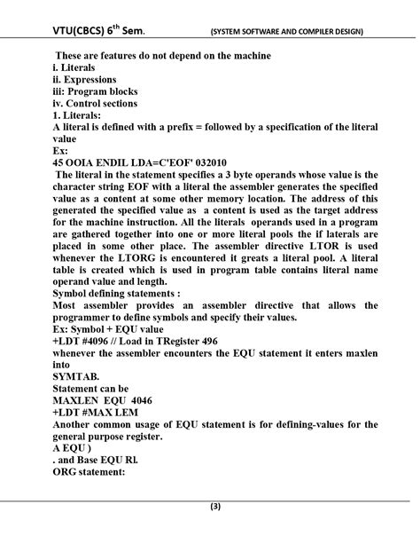 System Software and Compiler Design VTU Notes 的图像结果