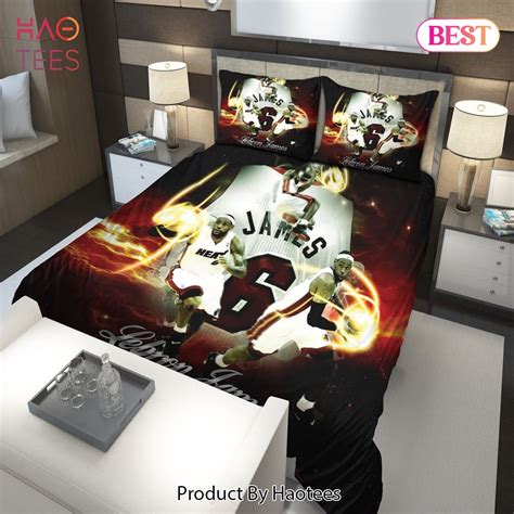 Buy Lebron James Miami Heat NBA 45 Bedding Sets Bed Sets, Bedroom Sets ...