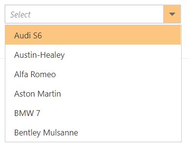 Image result for ComboBox ASP