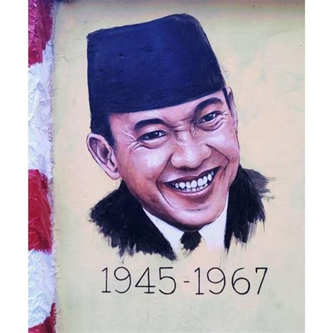 Jual hiasan dinding ir Soekarno plus Bingkai ukuran 53×35 - Jakarta ...