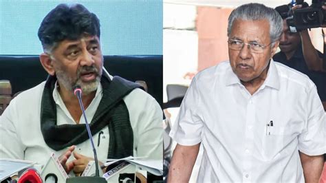 DK Shivakumar, Kerala CM Face Off Over Bengaluru Demolition Drive ...