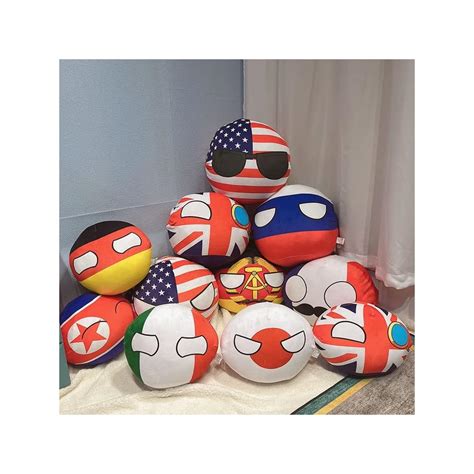 Buy Bisavch Poland Lithuania Country Ball Plushies, Polandball Plush ...