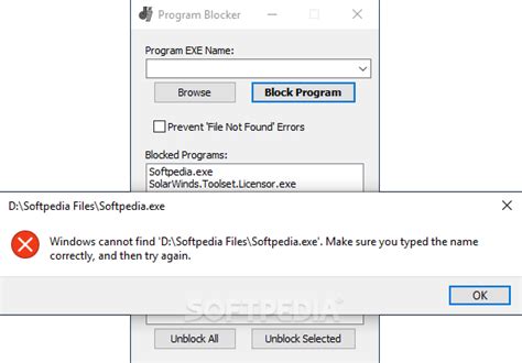 Program Blocker 的图像结果
