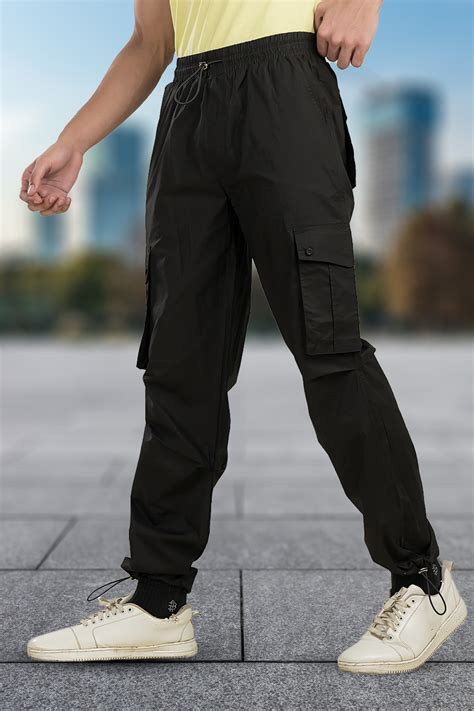Nomad Black Cotton Air Cargo Pants – Souped Up Fashion