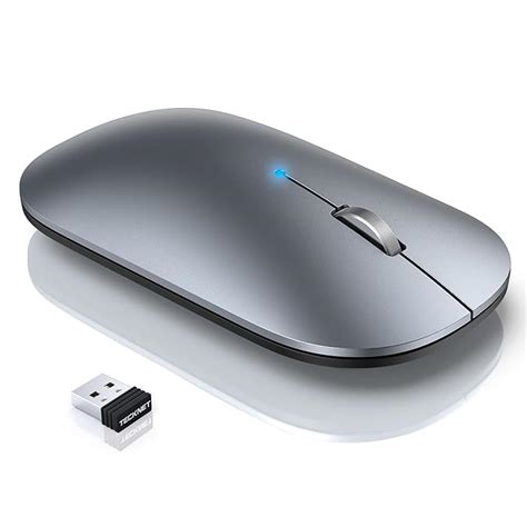 Amazon.in: Buy TECKNET Bluetooth Mouse, Slim Silent Rechargeable ...