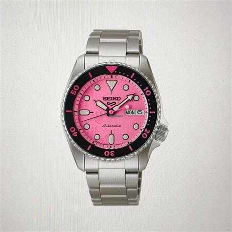 Seiko 5Sports Pink panther MGM limited analog Automatic... for Price on ...
