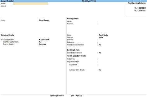Service Example Sum - 3 in Tally Prime Tamil