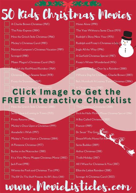 A List of 50 Kids Christmas Movies the Whole Family Can Enjoy ...