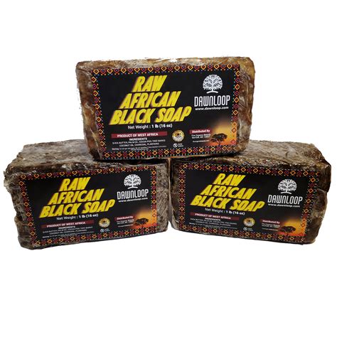 Dawnloop's Authentic Raw African Black Soap – Retail and wholesale