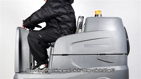 A860 Industrial Ride On Floor Sweeper Automatic Cleaning Machine ...