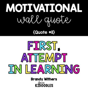 Image result for First Attempt in Learning Poster