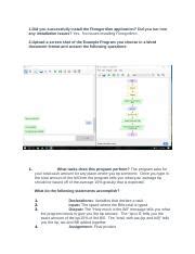 Flowgorithm Exercises 的图像结果