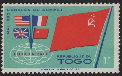 SCG5123 - Togo 1960 Summit Conference – Flags of the Great Powers ...