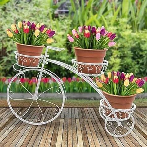 EYLEX Plant Stand Flower Pot Stand for Balcony Living Room Outdoor ...