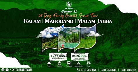 Kalam | Malam Jabba | Khanpur Dam, Swat Valley, Peshawar, 6 May to 14 ...