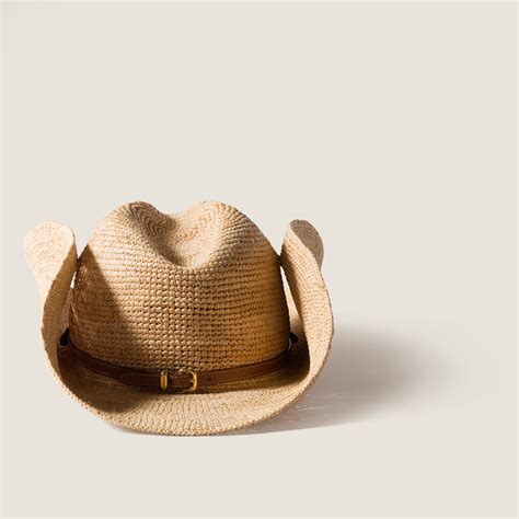 Raffia hat - Collection Collections | Miu Miu