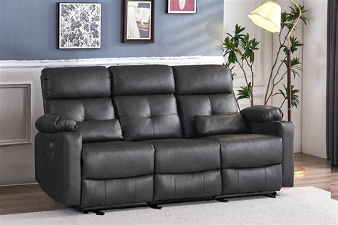 Buy Power Reclining Sofa with Heat and Massage, Power Reclining Couch ...