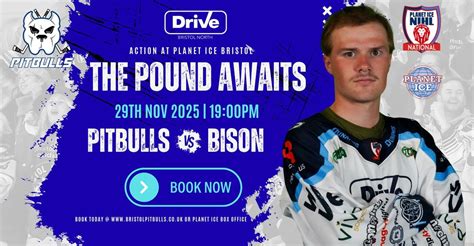 Bristol Pitbulls v Basingstoke Bison 7pm , Planet Ice, Merlin Road ...