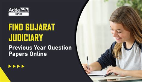 Find Gujarat Judiciary Previous Year Question Papers Online