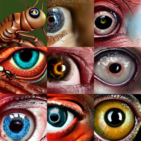 bugs crawling out of realistic human eye, 4K HD, | Stable Diffusion ...