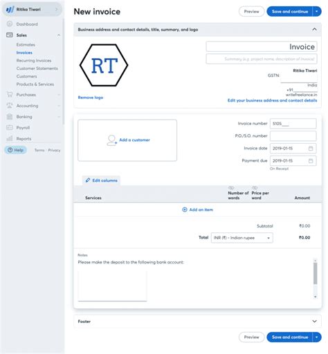5 Free Invoicing Apps for Freelance Writers in 2019 - Write Freelance