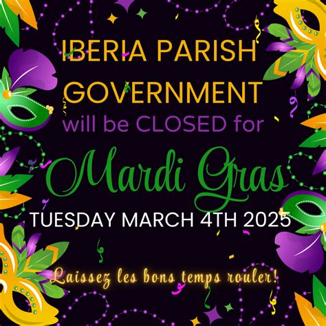 Mardi Gras 2025 | Iberia Parish Government