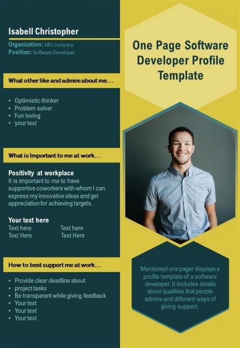 Image result for Software Developer Profile HTML