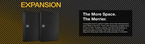 Seagate Expansion 4TB External HDD - USB 3.0 for Windows and Mac with 3 ...
