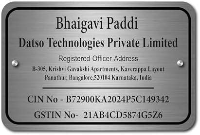 Welcomewallz Custom Name Board | Personalized Business Name Plate With ...