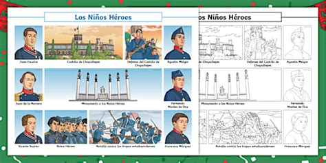 Niños Héroes - lámina