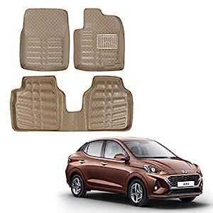 Oshotto 4D Artificial Leather Car Floor Mats Compatible with Hyundai ...