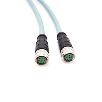Industrial Ethernet Cable Double Female M12 8 Pin, M12 8 Pin Female to ...
