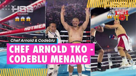 Detik-Detik Chef Arnold Jatuh Di Atas Ring Tinju Setelah Dihantam Oleh ...