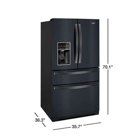 Buy 26 cu. ft. French Door Refrigerator in Fingerprint Resistant Black ...