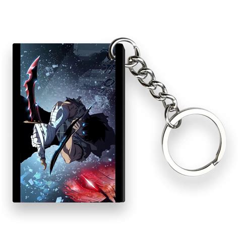 Manga Shopsung Jinwoo Solo Leveling Anime Keychain For Scooty Bike ...