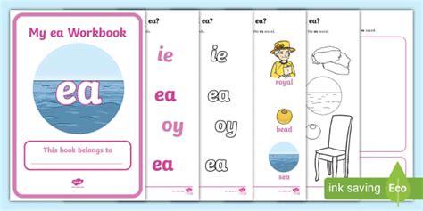 Phase 5 ea Grapheme Workbook (teacher made) - Twinkl