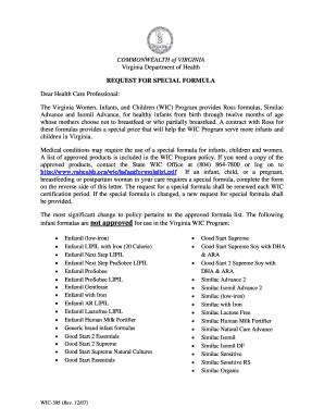 Fillable Online vahealth The Virginia Women, Infants, and Children (WIC ...