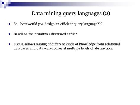 Image result for Data Mining Query Languages