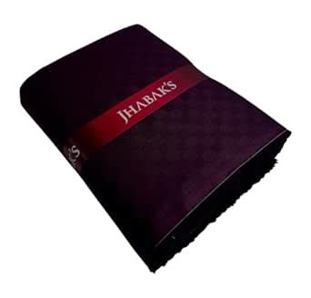 Buy JHABAK'S 100% Pure Cotton Unstitched Self Design Fabric for Men - 1 ...