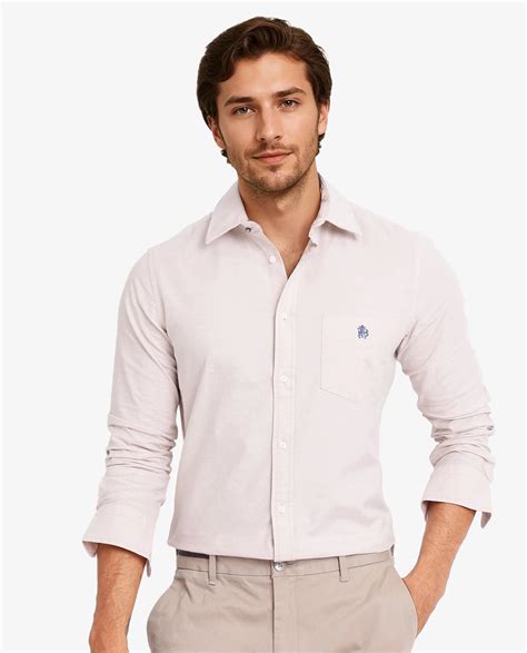 Rare Rabbit Men Oxo Beige Full Sleeve Collared Neck Button Closure Reg