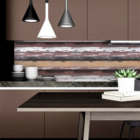 Jaamso royals Caramel Wooden Strip self adhesive wallpaper – JAAMSO ROYALS