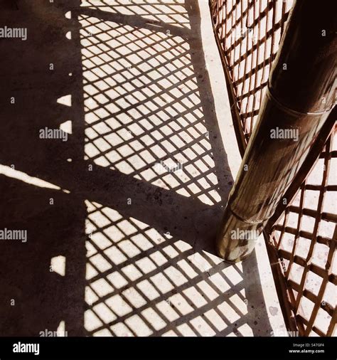 Abstract diamond shadows on the floor Stock Photo - Alamy