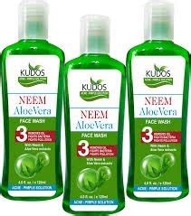 Kudos Ayurveda Neem Aloe Vera Facewash (120 ml) Pack Of 3 : Amazon.in ...