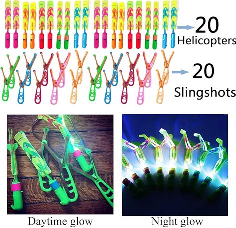 HDHF 40Piece Rocket Helicopters with LED Lights Whistle India | Ubuy