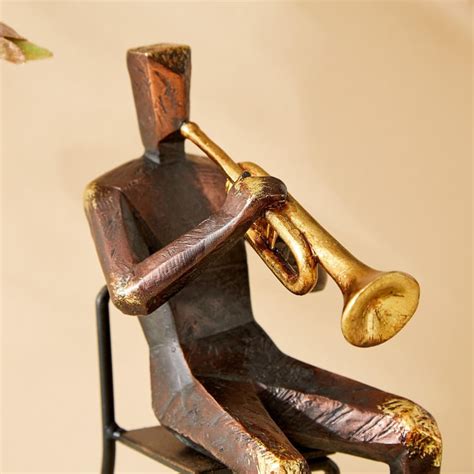 Buy Eternity Vogue Hart Polyresin Trumpet Figurine from Home Centre at ...