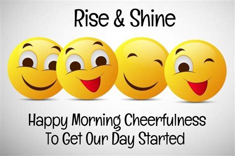 Rise and Shine: Happy Morning Cheerfulness