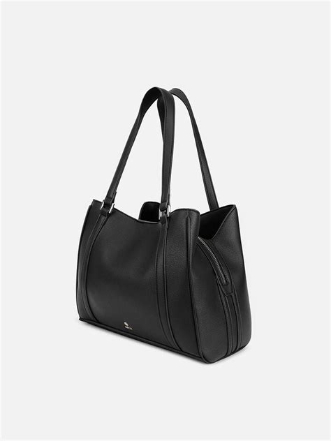 Vivienne Black Shoulder Bag by IRTH | House Of Titan