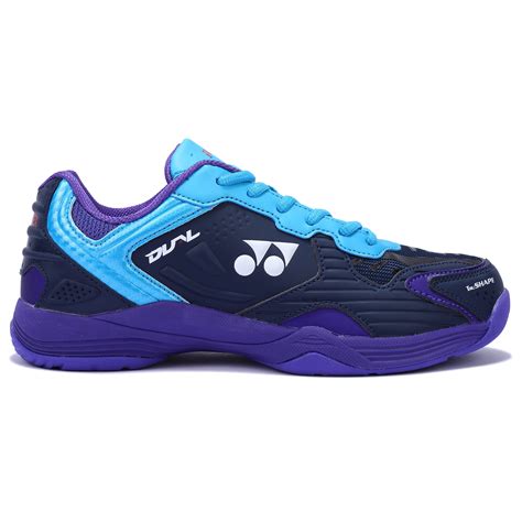 Yonex Dual Badminton Shoes ( BLUE RIBBON / ULTRA VIOLET/AQUA BLUE ...