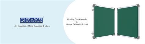 Pragati Systems Genius Melamine (Non-Magnetic) Chalkboard for Kids ...